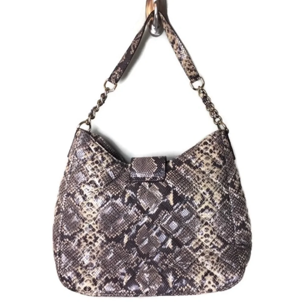 Kate Spade Snake Print Shoulder Bag - Black and Cream - Picture 3 of 14